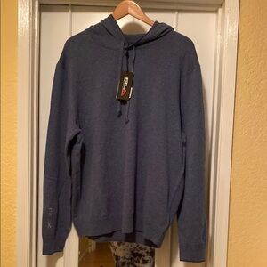 RLX Ralph Lauren Blue cashmere hoodie Sweater